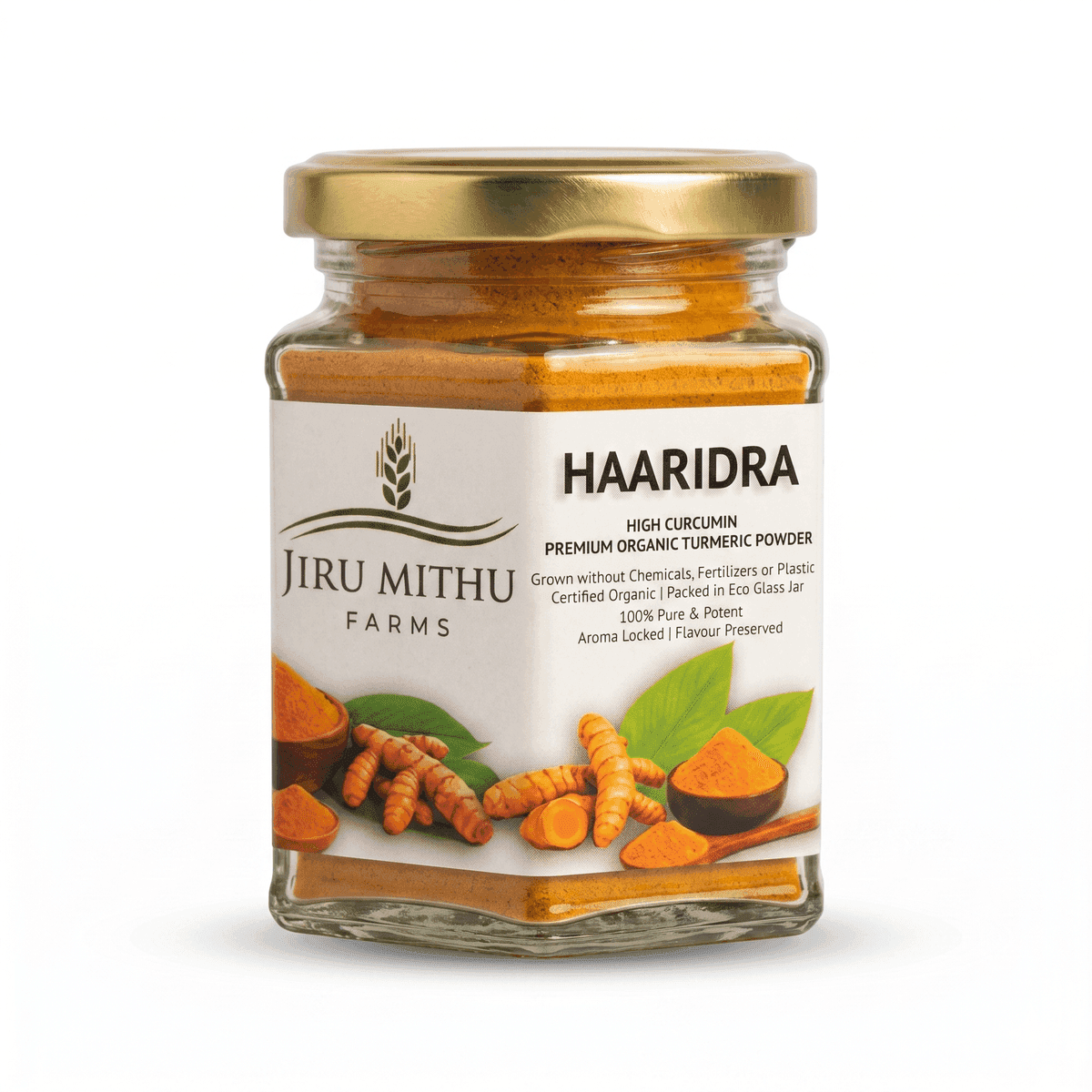 HAARIDRA, High Curcumin Premium Organic Turmeric Powder